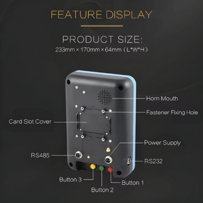 Bus Validator GPS NFC RFID Bus Card Reader With QR Code Payment - Asset Track Pro