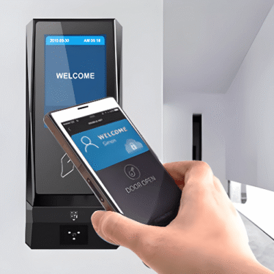 Smartcard With Biometric Intercom Cellular Lock Access Control - Asset Track Pro