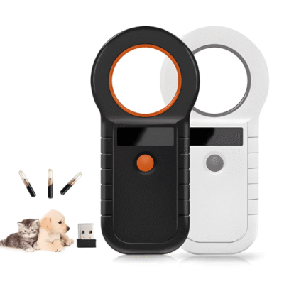 RFID Wireless Glass Tag Pet Microchip Reader with EMID & FDX-B Support - Asset Track Pro
