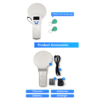 Handheld RFID Reader with 1200 mAh Battery, USB & Bluetooth Connectivity - Asset Track Pro