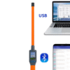 RFID Handheld Microchip Reader 134.2 MHz for Livestock with OLED Screen - Asset Track Pro
