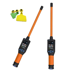 RFID Handheld Microchip Reader 134.2 MHz for Livestock with OLED Screen - Asset Track Pro