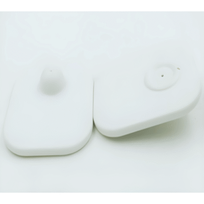 White ABS RFID Tag, 8.2 MHz, 2.76 x 2.28 inches - Asset Track Pro