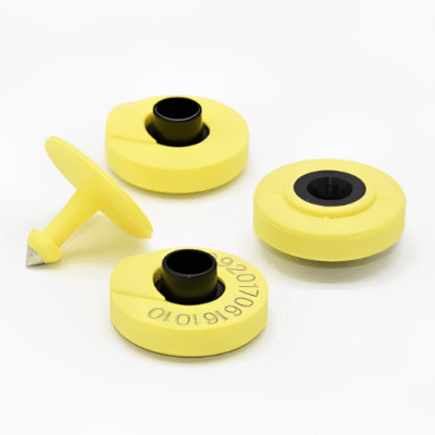 Dual-Frequency UHF, LF RFID Ear Tags for Livestock Tracking - Asset Track Pro