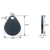 HF RFID Laundry Tag - Waterproof & High-Temperature Tolerant - Asset Track Pro
