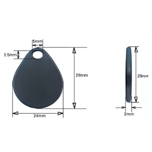 HF RFID Laundry Tag - Waterproof & High-Temperature Tolerant - Asset Track Pro