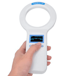 Portable RFID Microchip Reader Animal Scanner For Pet Management - Asset Track Pro