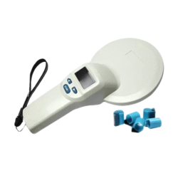 Bluetooth RFID Handheld Reader for Animal Chips, Records Storage - Asset Track Pro