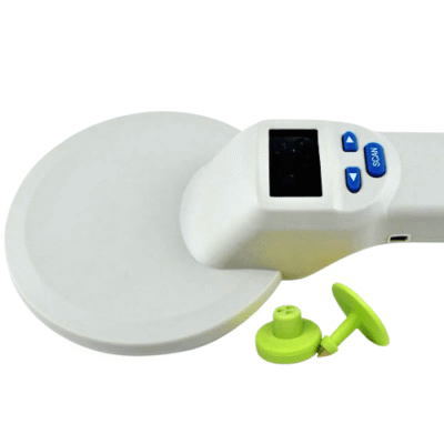 Bluetooth RFID Handheld Reader for Animal Chips, Records Storage - Asset Track Pro