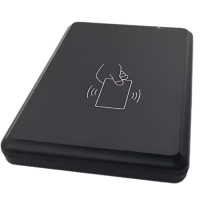 Smart RFID Card Reader 125kHz RS232- Compact LF RFID IC Chip Writer - Asset Track Pro