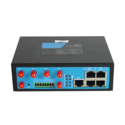 Industrial PoE Smart Gateway for Serial, Ethernet, DI/DO & Bluetooth Sensors - Asset Track Pro