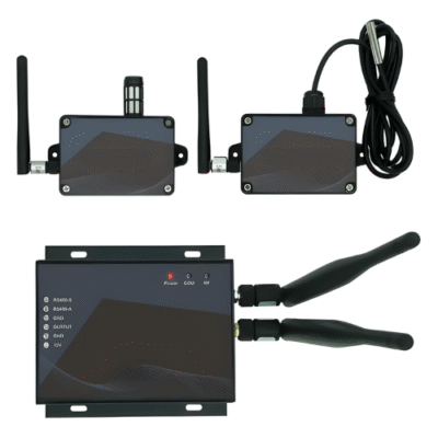 Long-Range Wireless Sensor Hub with Temperature & Humidity Alerts – Asset Track Pro