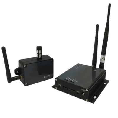 Long-Range Wireless Sensor Hub with Temperature & Humidity Alerts – Asset Track Pro