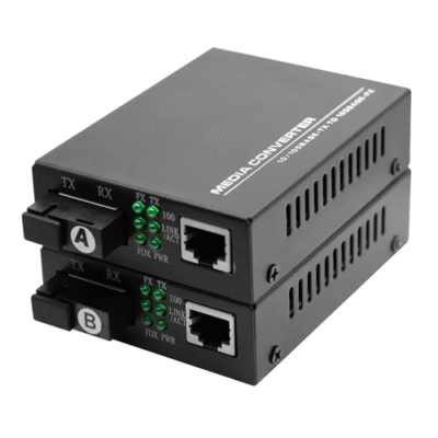 Asset Track Pro Dual Fiber Media Convertor