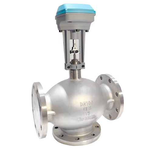 Stainless Steel Motorized Flow Control Valve with Actuator - Asset Track Pro