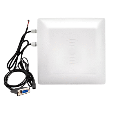 Asset Track Pro High Performance Logistics Access Control Integrated UHF RFID Writer Auto Long-Range Integrated UHF Reader – Antenna 7 dBi Circular Antenna