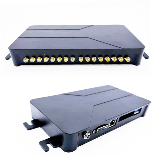 Long-Range 16-Port UHF RFID Fixed Reader for Advanced Warehouse Management - Asset Track Pro