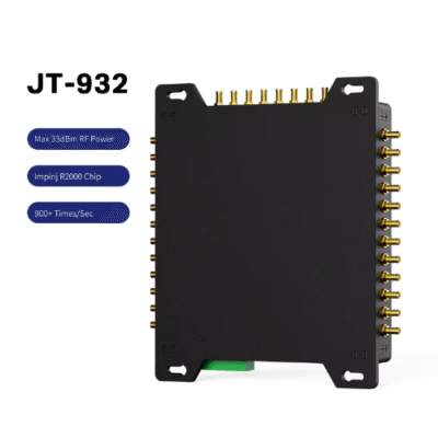 Advanced 32-Port UHF RFID Reader with Adjustable Power & Integrated Antenna - Asset Track Pro