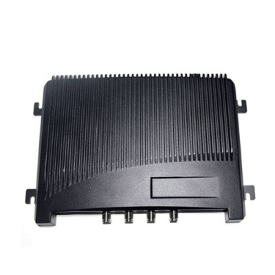 UHF RFID Fixed Reader with 4 Ports, Die-Cast Aluminum Body & Adjustable Power - Asset Track Pro