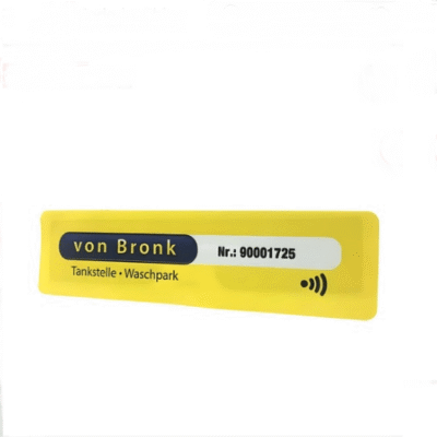 Waterproof Tamper Proof RFID Windshield Tag - 860-960 MHz - Custom Sizes - Asset Track Pro
