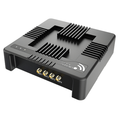 Fixed Long-Range UHF RFID Reader, Adjustable RF Output, 860-960 MHz - Asset Track Pro