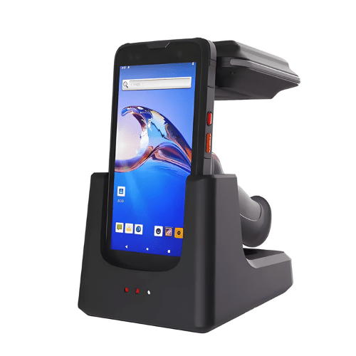 Long-Range UHF RFID Barcode Scanner with Android 10.0, IP65, 5.5" Screen - Asset Track Pro