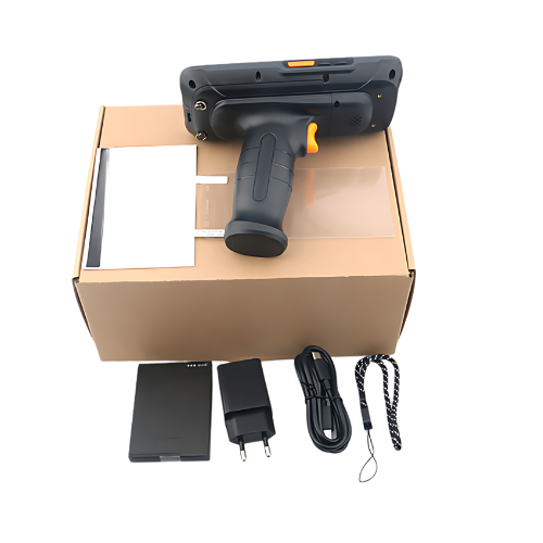 Portable RFID NFC Reader with 902-928 MHz, Barcode Scanner - Asset Track Pro