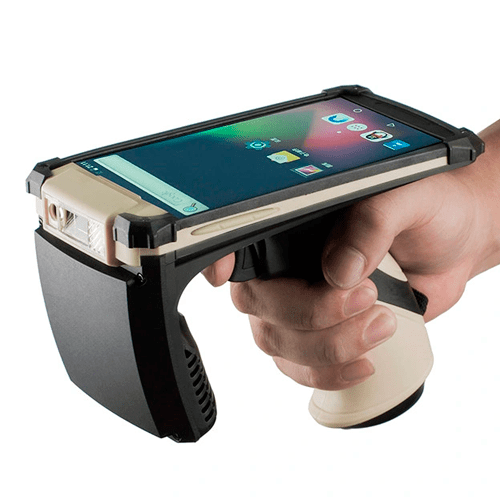 UHF RFID Optional Passive Handheld Reader with Android, 0 dBm to 33 dBm Output - Asset Track Pro