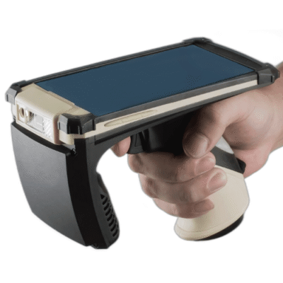 Asset Track Pro Industrial Android Operating System UHF Passive RFID Handheld Reader Scanner-Reading Distance: 32.8 ft (10 m)