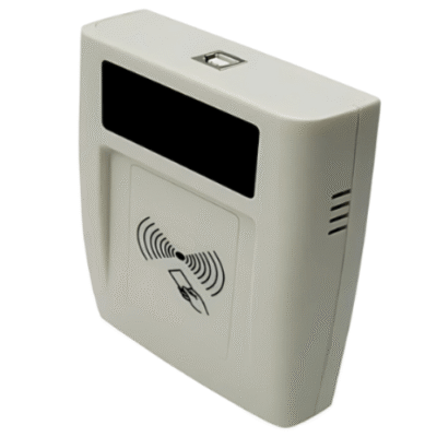 UHF RFID Reader with Adjustable Power, 860-960 MHz Frequency, 9.84 ft Range - Asset Track Pro