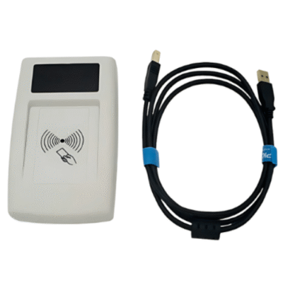 UHF RFID Reader with Adjustable Power, 860-960 MHz Frequency, 9.84 ft Range - Asset Track Pro