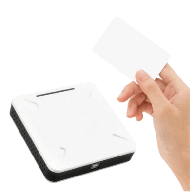 Black USB RFID Reader with Keyboard Emulation & Low Power Consumption - Asset Track Pro