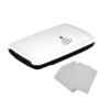 Compact Desktop UHF RFID Reader, 8 dB Antenna for Access Control & Tracking - Asset Track Pro