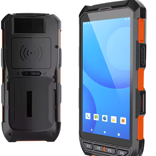 UHF RFID Handheld Reader with GPRS, Barcode Scanner, Android 10, 4800 mAh - Asset Track Pro
