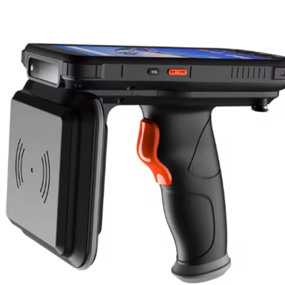UHF RFID Handheld Barcode Reader, 9000 mAh Battery, Android 10, 8-Core - Asset Track Pro