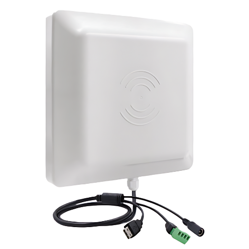 UHF RFID Outdoor Fixed Reader, 19.68 ft Range, 6 dBi Antenna, IP65 - Asset Track Pro