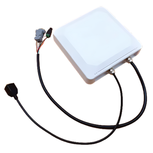 UHF RFID Long-Range Circular Reader, Adjustable Frequency, Polarization - Asset Track Pro