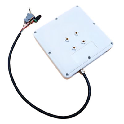 UHF RFID Long-Range Circular Reader, Adjustable Frequency, Polarization - Asset Track Pro