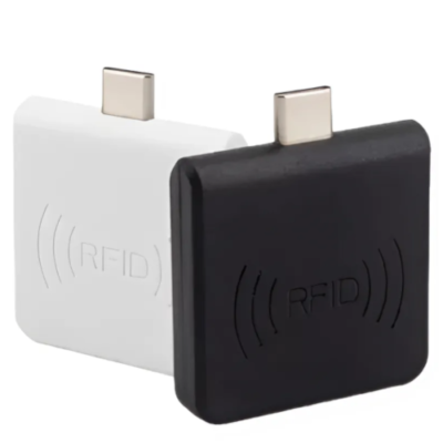 Compact UHF RFID Smart Card Reader, USB OTG Compatible, Mobile Phones - Asset Track Pro