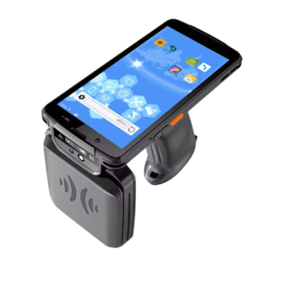High-Performance UHF RFID Long Range Handheld Reader with Fingerprint - Asset Track Pro