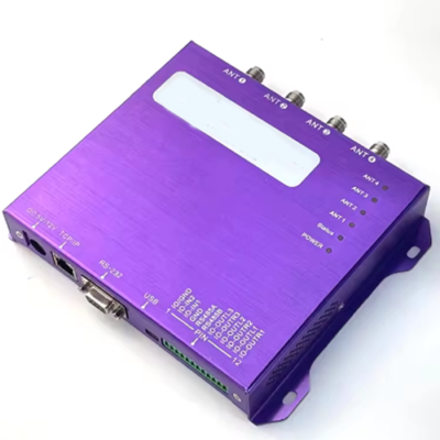 Asset Track Pro Antenna Channel Tag Ethernet 4 Ports UHF RFID Reader- RF Output Power 33 dBm ± 1 dBm (MAX)