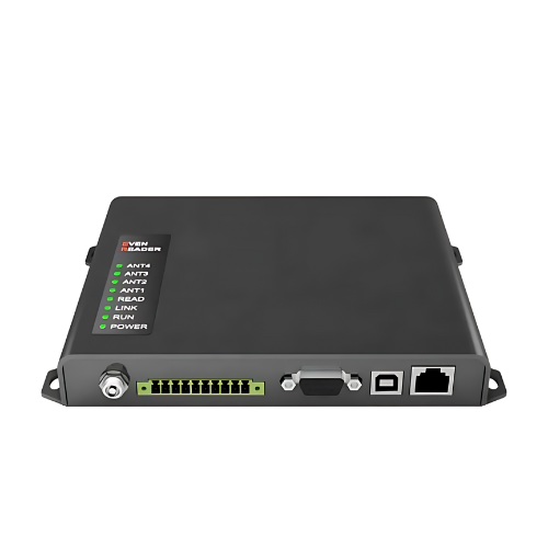 EPC Long Range 4-Antenna UHF RFID Reader for Warehouse Management - Asset Track Pro