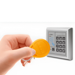 Asset Track Pro Supporting Custom CMY Printing And Encoding 125KHz Access Control Key Fob For Identification