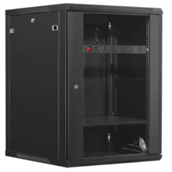 Data Center Metal Server Rack with 15u Network - Asset Track Pro