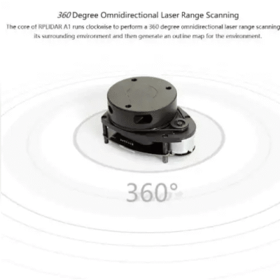 360° View Laser Scanner, 0.49ft to 39.37ft Range, 0.02in Resolution - Asset Track Pro