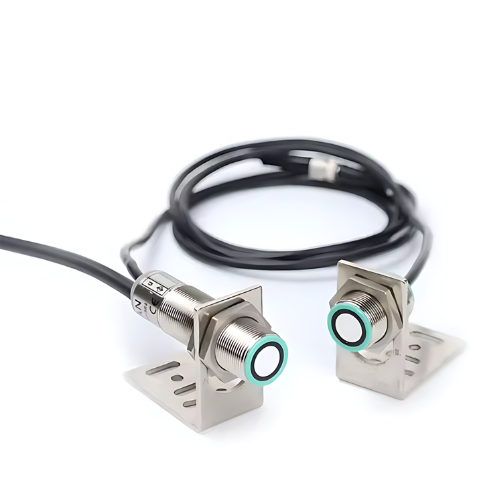Nickel-Plated Brass Proximity Sensor 20 cm to 6 cm Sensing Range - Asset Track Pro