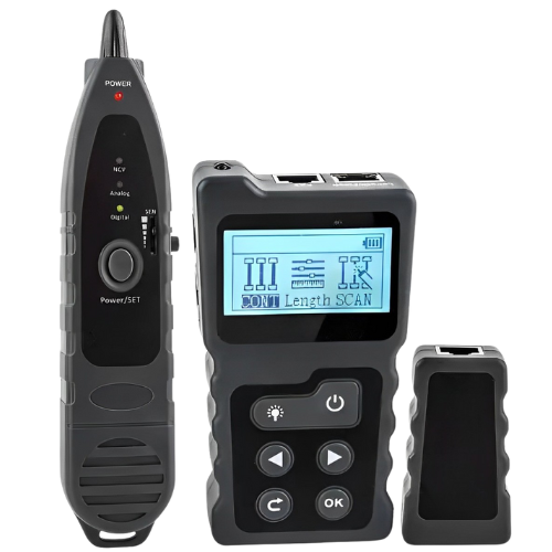 Ethernet LAN Cable Tester with PoE Testing - Asset Track Pro