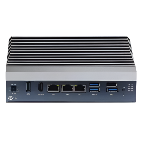 Fanless Embedded Industrial Mini PC with 3 LAN Dual Display - Asset Track Pro