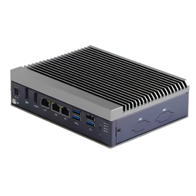 Fanless Embedded Industrial Mini PC with 3 LAN Dual Display - Asset Track Pro