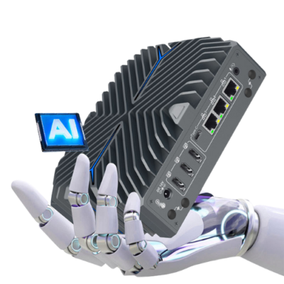 Fanless Industrial Mini PC with Intel Core Ultra and AI Boost - Asset Track Pro